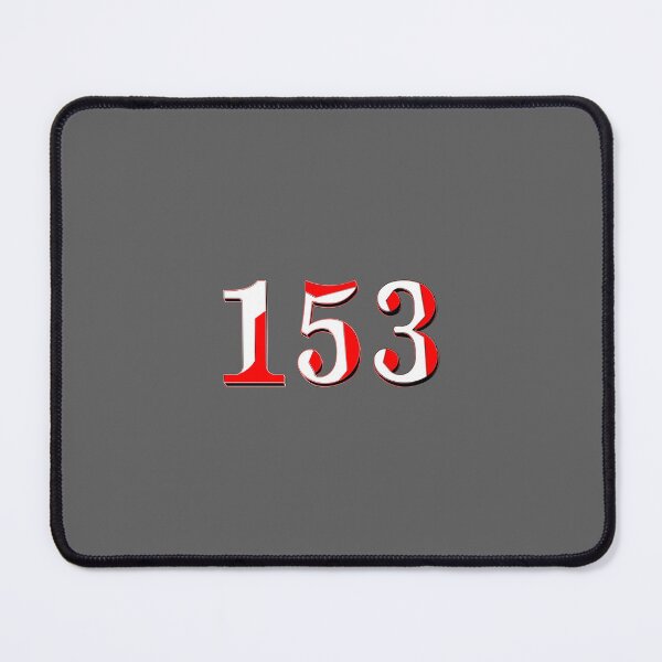 Item preview, number one hundred and fifty three digit 153 order sequence team member age designed and sold by 4rpixs.
