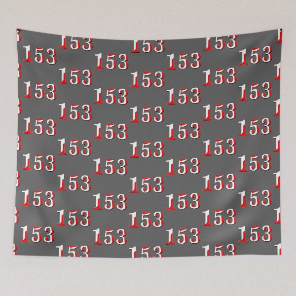 Item preview, number one hundred and fifty three digit 153 order sequence team member age designed and sold by 4rpixs.