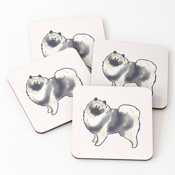 Item preview, Keeshond dog art designed and sold by Mayarart.