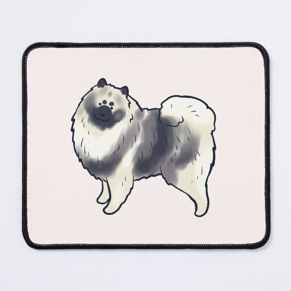 Item preview, Keeshond dog art designed and sold by Mayarart.