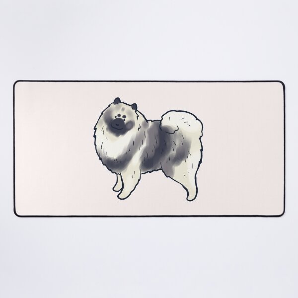 Item preview, Keeshond dog art designed and sold by Mayarart.