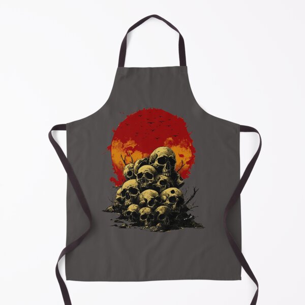 Item preview, Pile of skulls in the wasteland V2, skulls, wasteland, apocalypse, post apocalyptic, death designed and sold by Angpau.