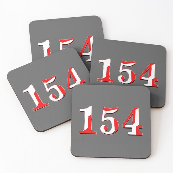 Item preview, number one hundred and fifty four digit 154 order sequence team member age designed and sold by 4rpixs.