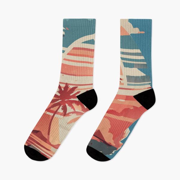 Item preview, Tropical Sunset Paradise - Tranquil Palm Trees & Calm Waters designed and sold by BNCH44.