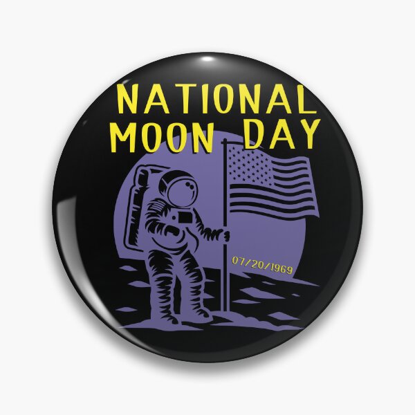 Item preview, National Moon Day designed and sold by GlunmanStore.