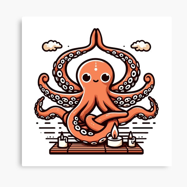 Item preview, Octopus Yoga designed and sold by Designowner.