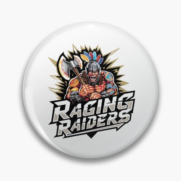 Artikelvorschau, Raging Raiders, freely invented sports team entworfen und verkauft von Pflugart.