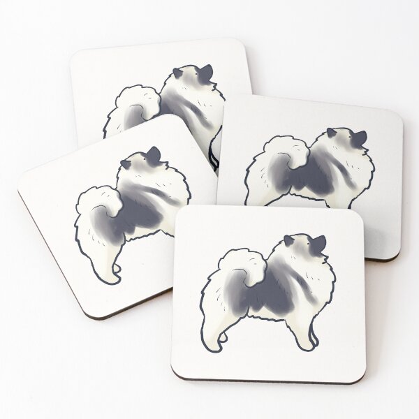 Item preview, Keeshond dog illustration  designed and sold by Mayarart.