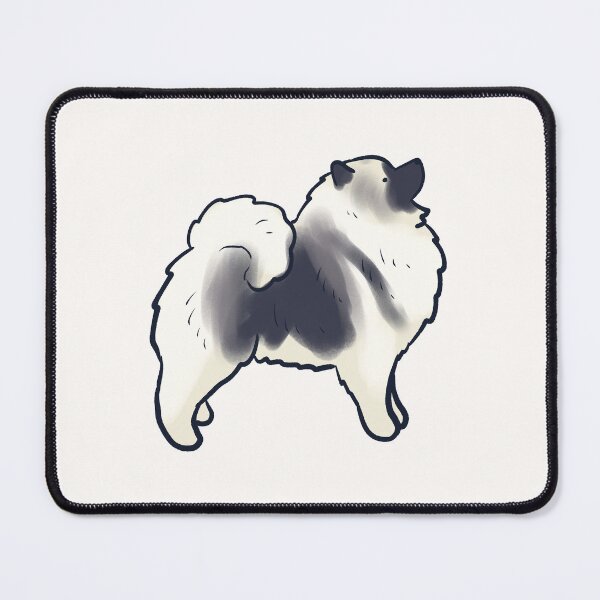 Item preview, Keeshond dog illustration designed and sold by Mayarart.