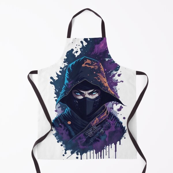 Aperçu de l'œuvre Ninja violet Splash Art créée et vendue par TondoMeander.