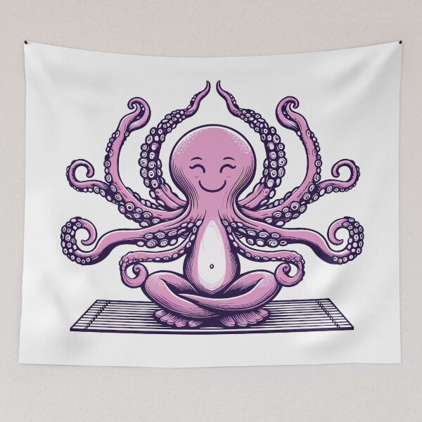 Item preview, Octopus Yoga designed and sold by Designowner.