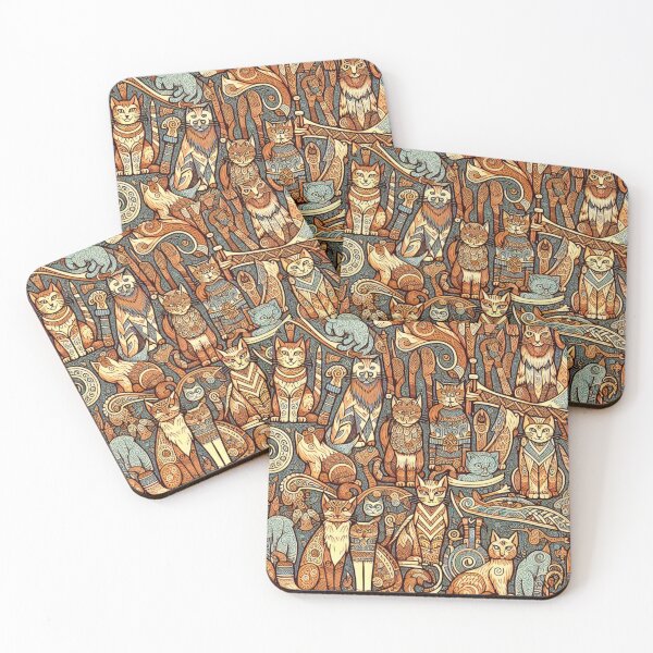 Item preview, Norse Purrfection Feline Vikings designed and sold by Belarte.shop.