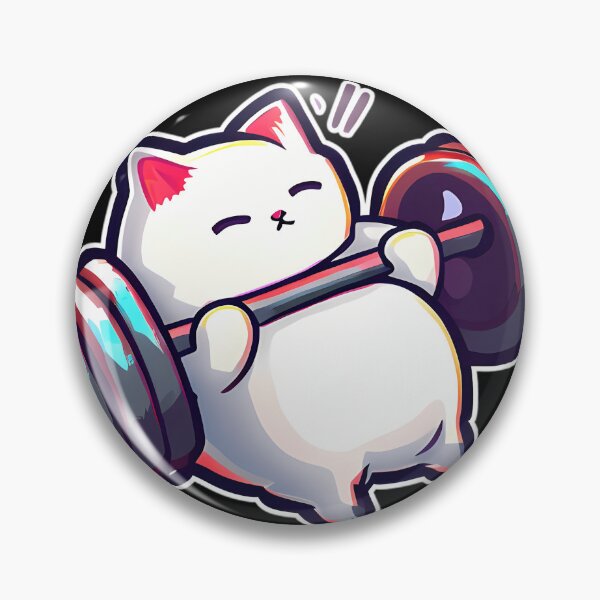 Item preview, Funny Kitten Cat Lifting Weights At The Gym Exercising designed and sold by Darieamill.