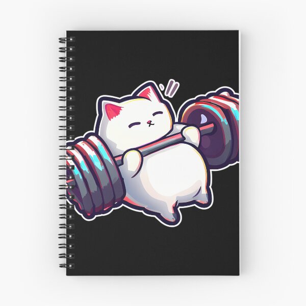 Item preview, Funny Kitten Cat Lifting Weights At The Gym Exercising designed and sold by Darieamill.