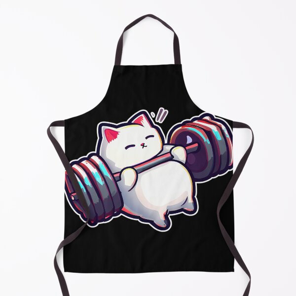 Item preview, Funny Kitten Cat Lifting Weights At The Gym Exercising designed and sold by Darieamill.