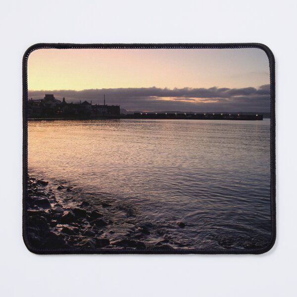 Item preview, Bowmore village, sunset Islay  designed and sold by Simply The West Prints.