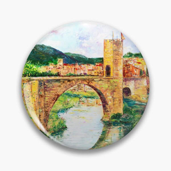 Item preview, Spring in Besalu. Medieval Catalonia designed and sold by Natalia_Shchip.