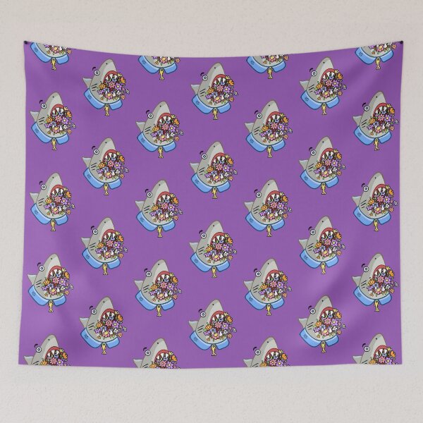 Item preview, Flowers In A Shark designed and sold by Hoda Hefzy.