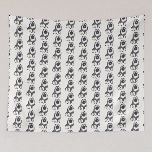 Item preview, Cute Keeshond drawing  designed and sold by Mayarart.