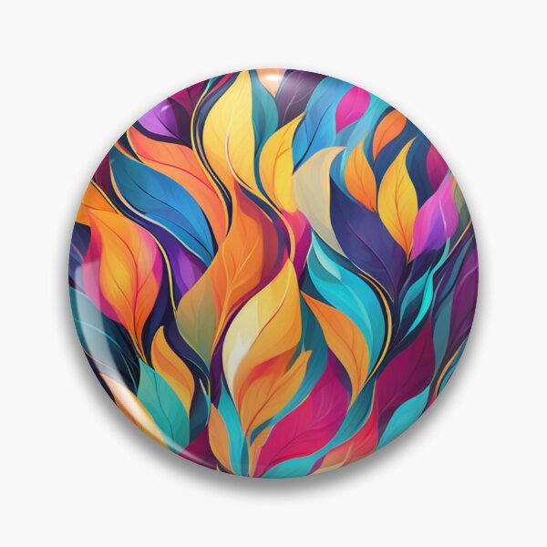 Item preview, Abstract Colorful Leafs Pattern  designed and sold by Uday24.