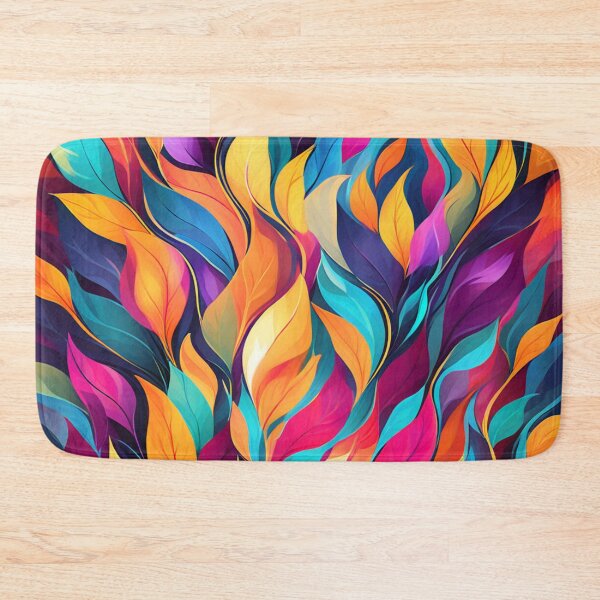 Item preview, Abstract Colorful Leafs Pattern  designed and sold by Uday24.