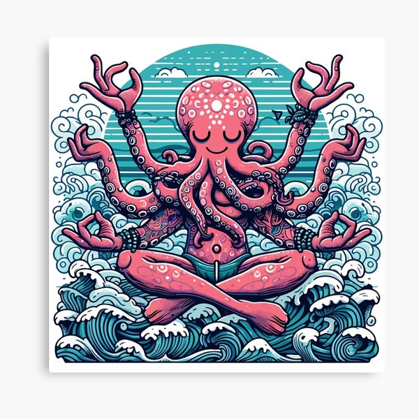 Item preview, Octopus Yoga designed and sold by Designowner.