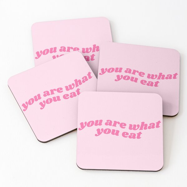 Item preview, You are what you eat - pink quote designed and sold by Cre8iveCat.