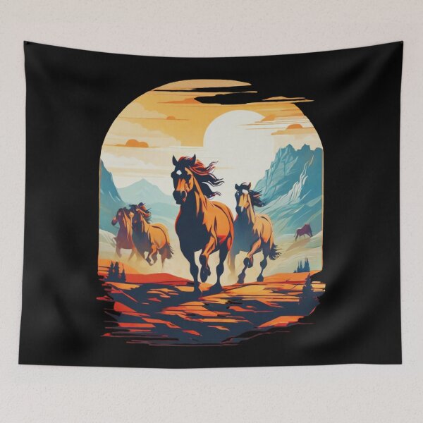 Item preview, Compelling Horse Running Artistry designed and sold by yuki-hana.