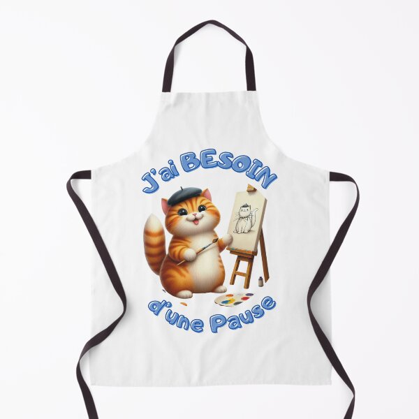 Item preview, I need a break _ painting cat designed and sold by Krea-kassandra.