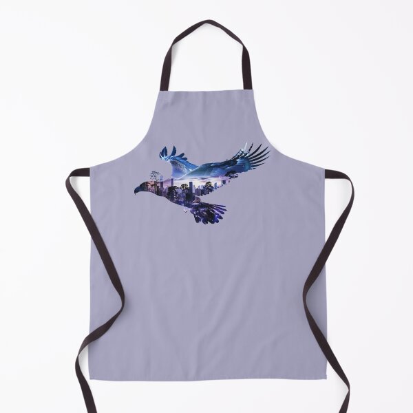 Item preview, Flying eagle and night city double exposure designed and sold by AnnArtshock.