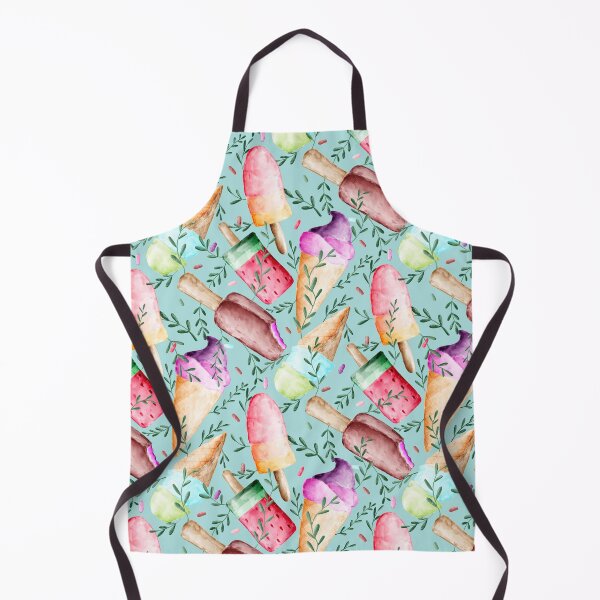 Item preview, Watercolour Ice Creams and Popsicles designed and sold by OranelloDesigns.