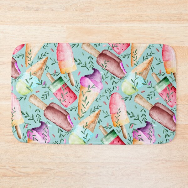 Item preview, Watercolour Ice Creams and Popsicles designed and sold by OranelloDesigns.