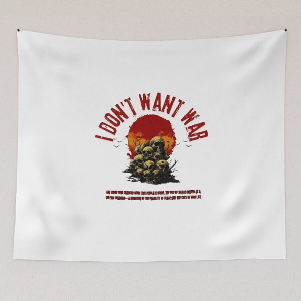 Item preview, I don't want war, No War, Peace, Anti War, No War T-Shirt, T-Shirt, Shirt Peace, Shirt No War, TShirt No War, T Shirt No War designed and sold by Angpau.