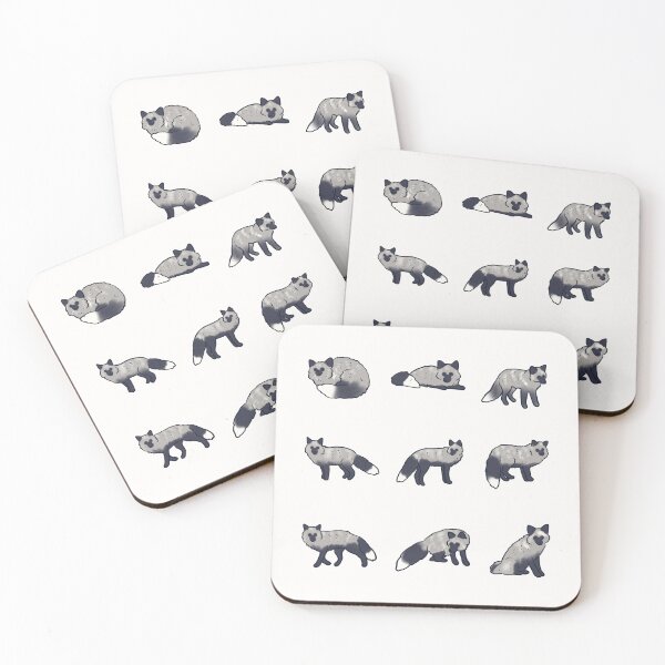 Item preview, Cute silver fox pack  designed and sold by Mayarart.