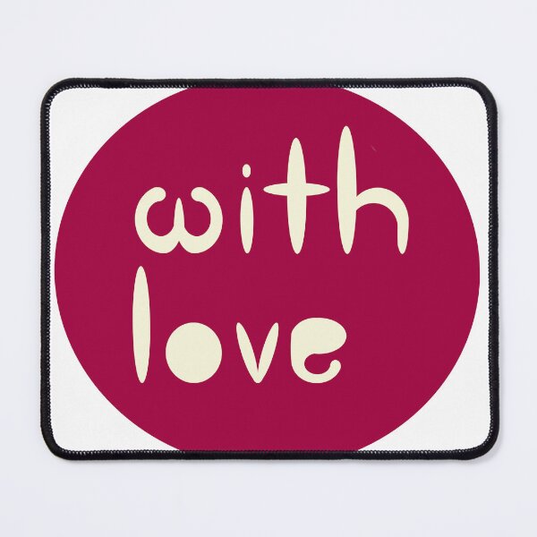 Item preview, With Love White On Red Declaration designed and sold by Jessie Williams.