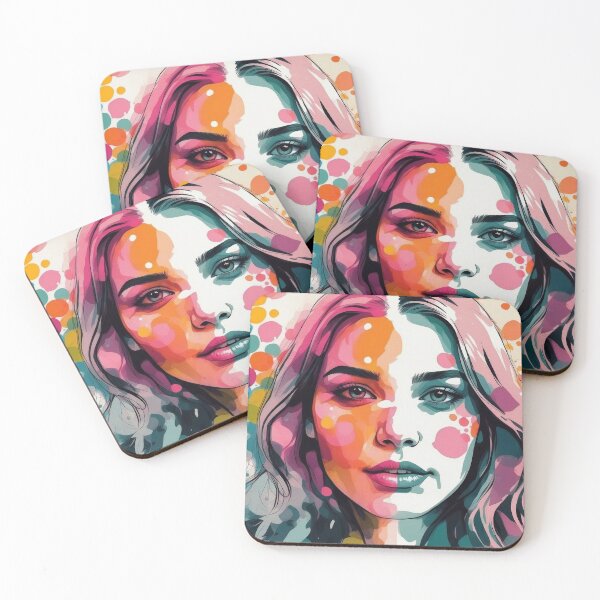 Item preview, One girl and two faces, like the sun and the moon  designed and sold by Coverlando.