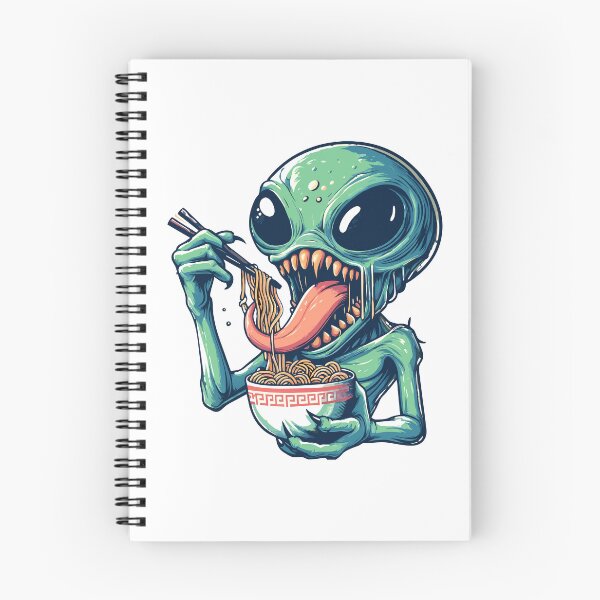 Item preview, Alien Monster Eat Ramen designed and sold by Designowner.