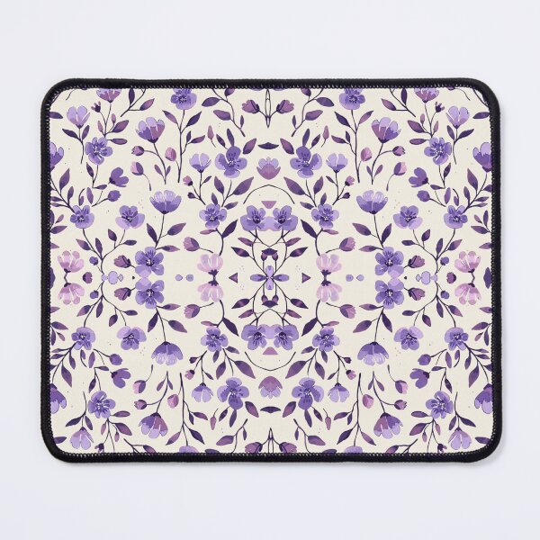 Item preview, Purple floral pattern designed and sold by AnnDart.