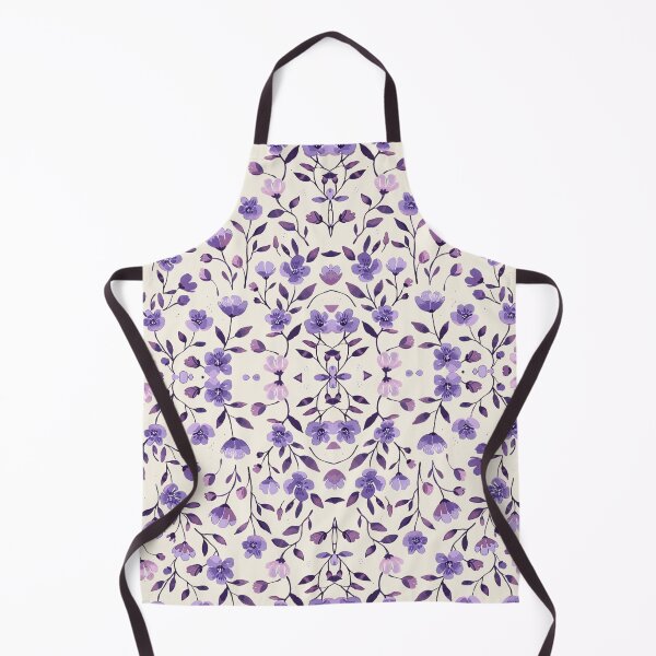 Item preview, Purple floral pattern designed and sold by AnnDart.