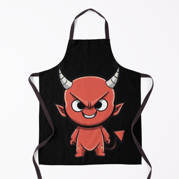 Item preview, Chibi Little Devil, Funny Red Demon, Retro Devil from hell designed and sold by Cr320.