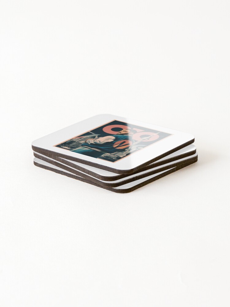Thumbnail 4 of 5, Coasters (Set of 4), Drake Vector design designed and sold by Ragil-Studio.