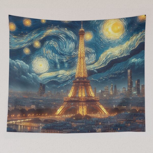 Item preview, Starry Parisian Dream designed and sold by Jolly-Drawings.