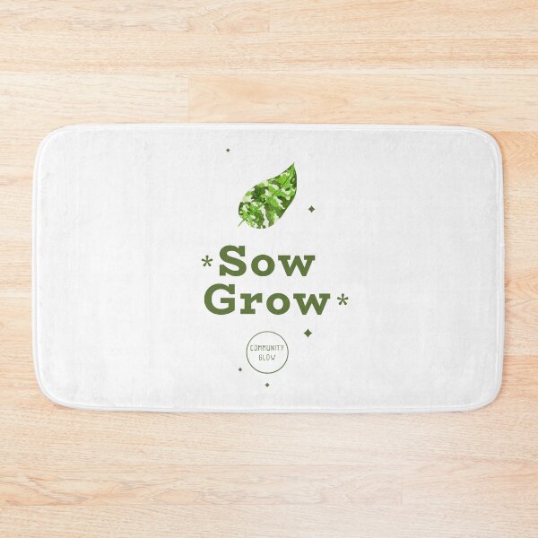 Item preview, Sow Grow Glow Community Gardening Enthusiasts Urban Aesthetic designed and sold by SvenJ94.