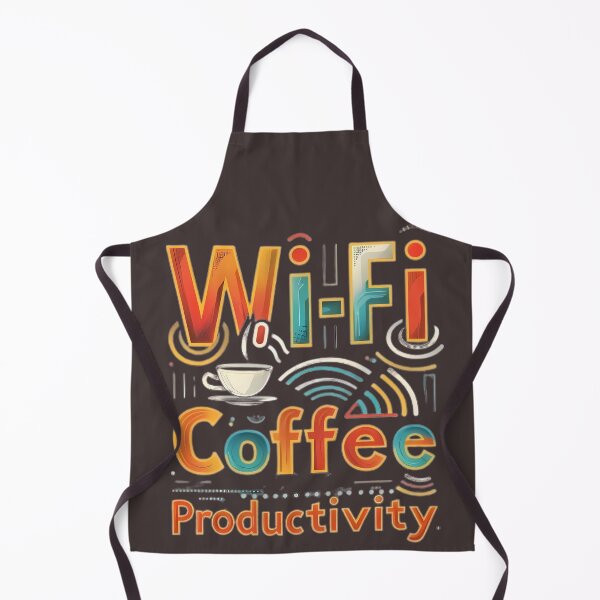 Item preview, Connect & Create: The Ultimate Wi-Fi & Coffee Productivity Design designed and sold by aiart-cutegirl.