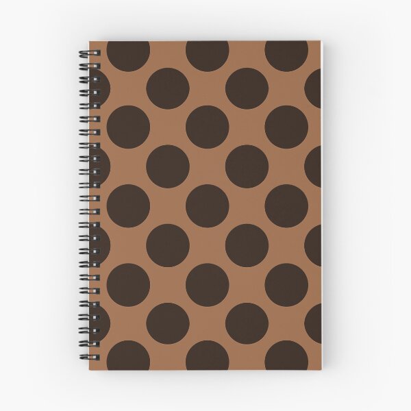 Item preview, Coffee brown polka dots designed and sold by IftinDesigns.