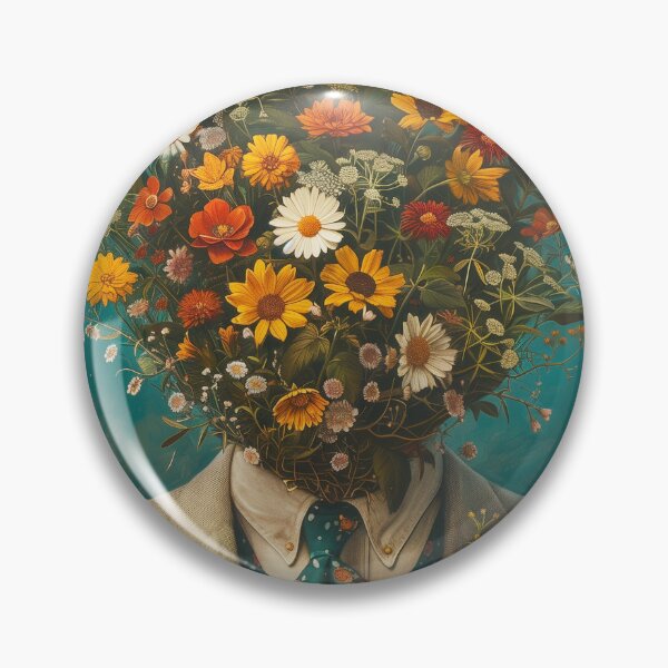 Item preview, man with Flowers designed and sold by Rockwpapart.