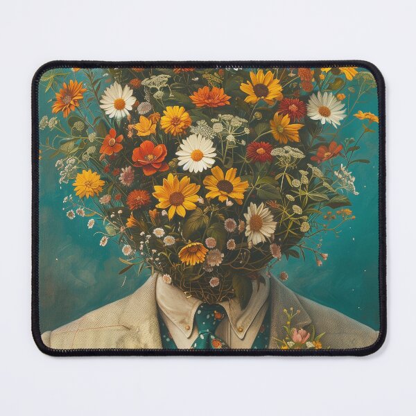 Item preview, man with Flowers designed and sold by Rockwpapart.