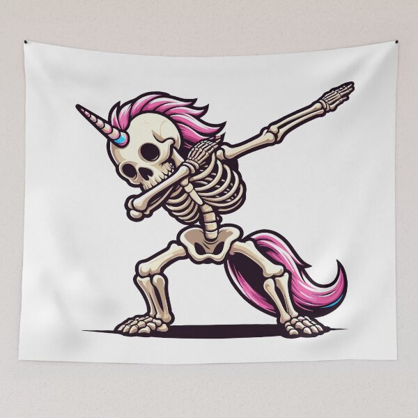 Item preview, Unicorn Skeleton Dabbing designed and sold by Designowner.