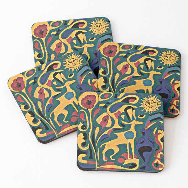 Item preview, Miro Inspired Abstract Surrealist Avant Garde Art  designed and sold by Sizani.