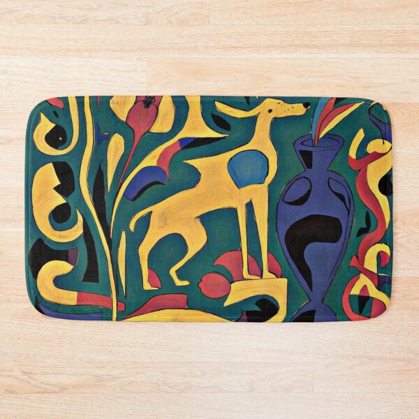 Item preview, Miro Inspired Abstract Surrealist Avant Garde Art  designed and sold by Sizani.